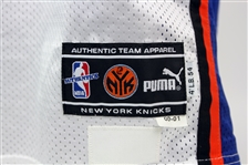 2000-01 Patrick Ewing New York Knicks Signed Preseason Home Jersey (MEARS A10/JSA)