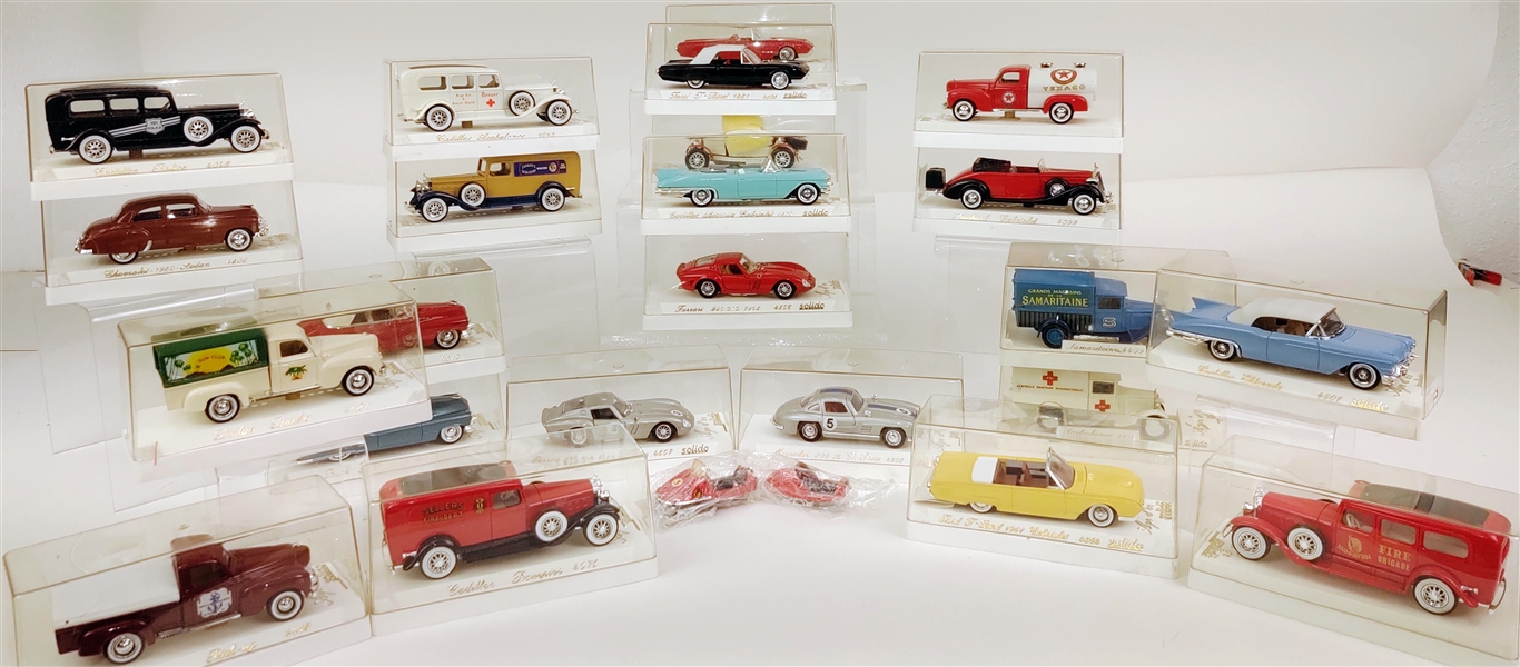 Solido Toy Cars & Trucks (Lot of 22)