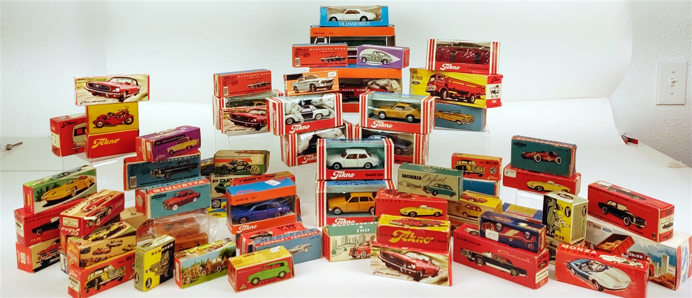 Tekno & Mercury Toy Cars (Lot of 45+)