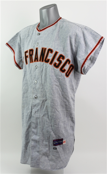 1963 Wes Westrum San Francisco Giants Game Worn Road Uniform w/ Pants & Belt (MEARS LOA)