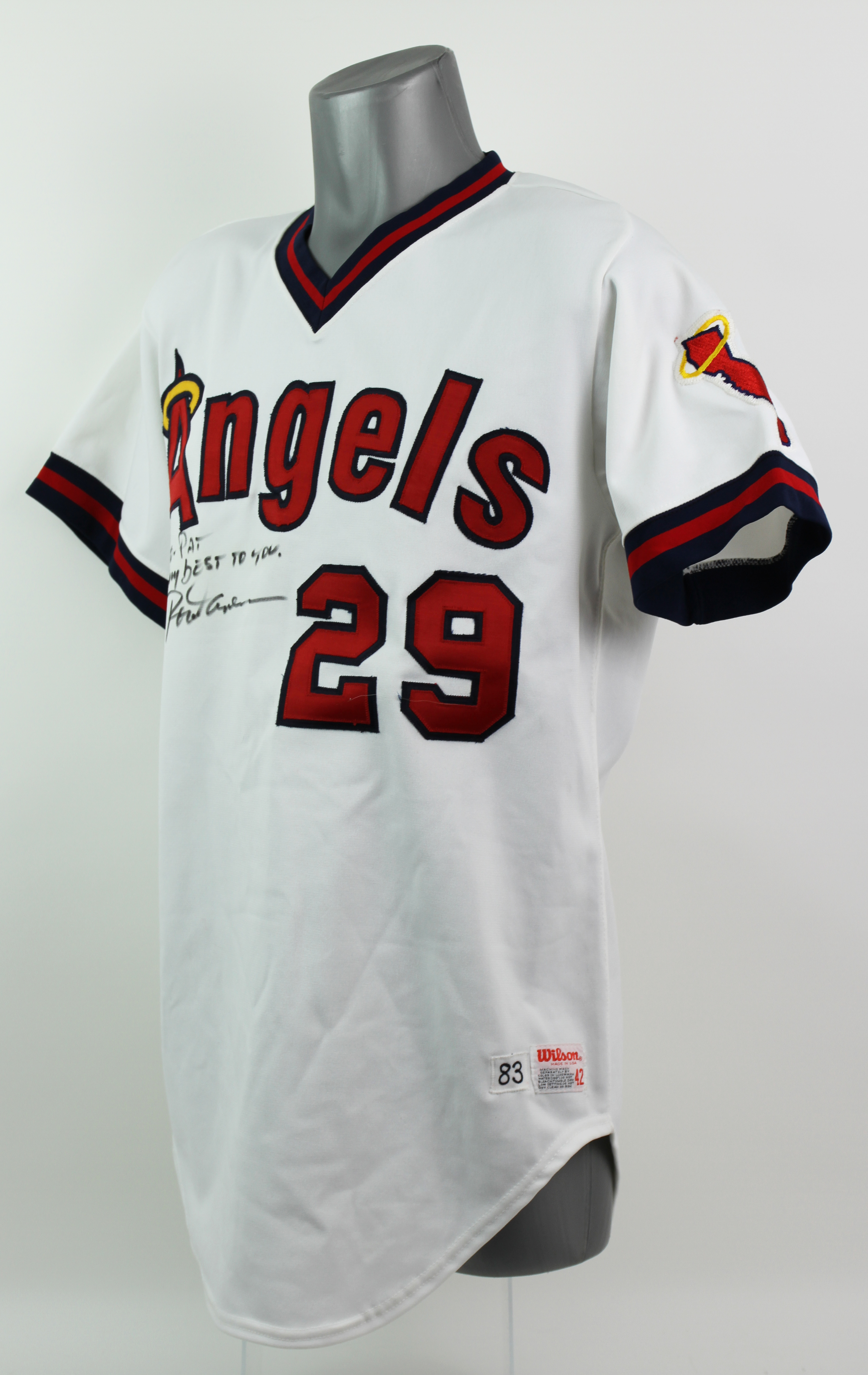 Angels branded hockey jersey worn by #29 Rod Carew for Honorary Puck Drop  Ceremony on Angels Night at Honda Center - NHL Auctions