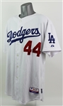 2009 Vicente Padilla Los Angeles Dodgers Signed Game Worn Home Jersey (MEARS LOA/JSA)