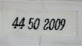 2009 Vicente Padilla Los Angeles Dodgers Signed Game Worn Home Jersey (MEARS LOA/JSA)