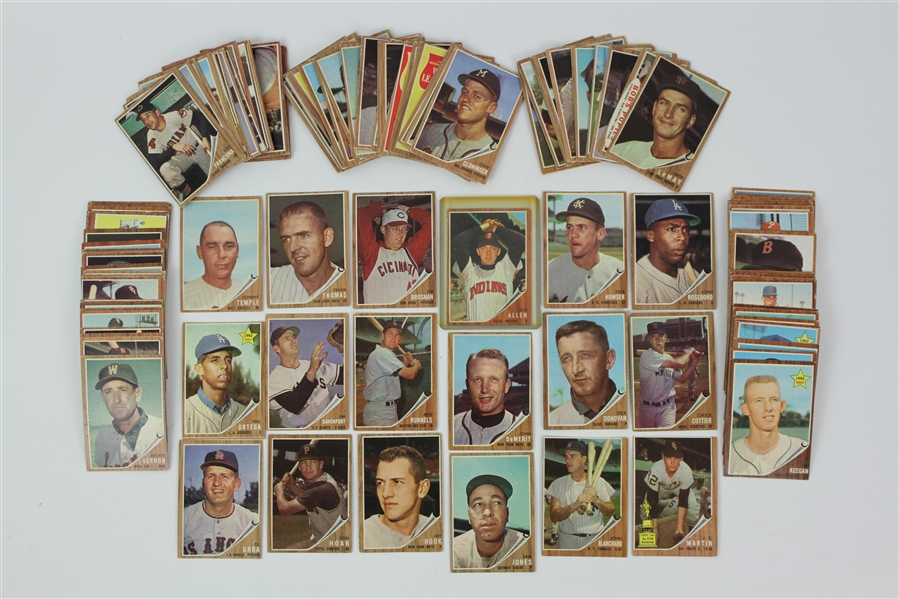 1961-1962 Topps Baseball Cards 