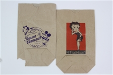 Felix the Cat, Mickey Mouse, & Betty Boop 8x12 Paper Lunch Bags