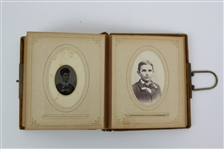 1890's-1900's Turn of The Century Family Photo Album w/ 41 Photos
