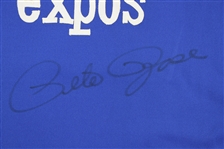 1984 Pete Rose Montreal Expos Signed Batting Practice Jersey (MEARS LOA/JSA)