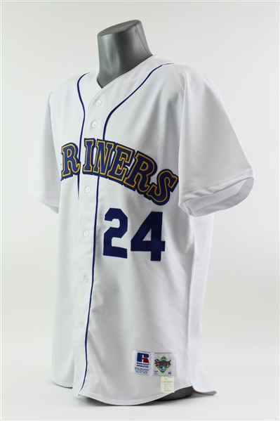 1992 Ken Griffey Jr. Seattle Mariners Signed Home Jersey (MEARS A5/JSA) 