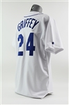 1992 Ken Griffey Jr. Seattle Mariners Signed Home Jersey (MEARS A5/JSA) 