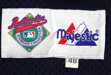 2002 Tyler Houston Milwaukee Brewers Batting Practice Jersey (MEARS LOA)