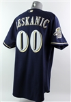 2002 Curt Leskanic Milwaukee Brewers Alternate Jersey (MEARS LOA)