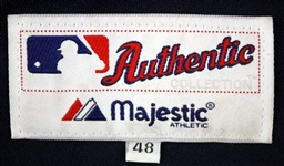 2002 Curt Leskanic Milwaukee Brewers Alternate Jersey (MEARS LOA)