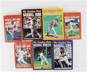 1969-2007 The Sporting News Official Baseball Publication Collection - Lot of 72 w/ Guides, Registers, Record Books & More