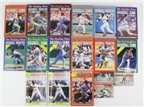 1969-2007 The Sporting News Official Baseball Publication Collection - Lot of 72 w/ Guides, Registers, Record Books & More