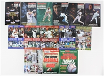 1969-2007 The Sporting News Official Baseball Publication Collection - Lot of 72 w/ Guides, Registers, Record Books & More