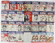 1942-81 Spink Sporting News Official Baseball Publication Collection - Lot of 47 w/ Guides, Record Books & More