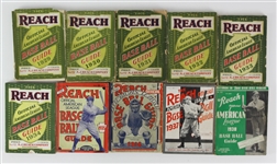 1905-38 Reach Official American League Baseball Guide Collection - Lot of 34