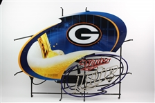 2000's Green Bay Packers Miller Lite 31 x 39 x 7 Neon Bar Sign