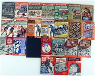 1916-51 Spalding Official Football Guide Collection - Lot of 24