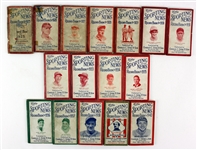 1925-40 The Sporting News Basbeall Record Book Collection - Lot of 16 