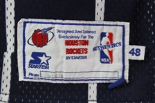 1997-98 Clyde Drexler Houston Rockers Game Worn Road Jersey (MEARS A10/Equipment Manager LOA)