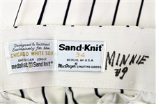 1985-87 Minnie Minoso Chicago White Sox Signed Old Timers Home Uniform (MEARS LOA/JSA/Minoso LOA)