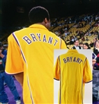 1998-99 Kobe Bryant Los Angeles Lakers Complete Warm Up Suit w/ Shooting Shirt & Tear Away Pants (MEARS LOA)