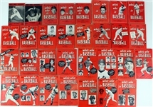 1921-2015 Who's Who in Baseball Guide Book Collection - Lot of 105