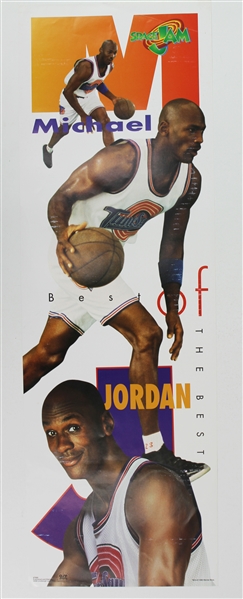 1996 Michael Jordan Space Jam Best of the Best 11.5" x 36" Poster
