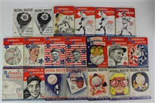 1940-74 The Sporting New Baseball Register Guide Collection - Lot of 38