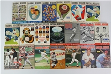 1940-74 The Sporting New Baseball Register Guide Collection - Lot of 38