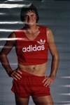 1982 Dwight Clark San Francisco 49ers 19" x 24.5" Adidas Poster