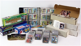 1980s-90s Baseball, Football, Basketball Trading Cards, Baseballs, Photos & more... (Lot of 5,000+ cards)