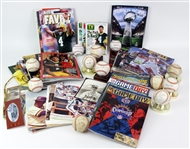 1980s-90s Baseball, Football, Basketball Trading Cards, Baseballs, Photos & more... (Lot of 5,000+ cards)