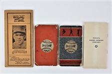 1924-46 Baseball Guide Collection - Lot of 4 w/ Wilson Record/Rule Books, Black's Annual & Billy Evans Whats What in Baseball