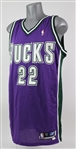 2002-03 Michael Redd Milwaukee Bucks Signed Road Jersey (MEARS LOA/JSA)