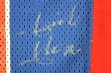 1992-93 Isaiah Thomas Detroit Pistons Signed Road Jersey (MEARS LOA) & PSA/DNA)