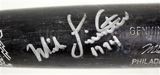 1994 Mike Lieberthal Philadelphia Phillies Signed Louisville Slugger Professional Model Game Used Bat (MEARS LOA/JSA)