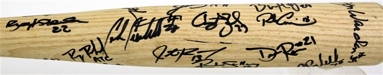 2006 Long Beach Armada Golden Baseball League Team Signed Easton Professional Model Bat w/ 25 Signatures Including Darrell Evans & More (MEARS LOA/JSA) 