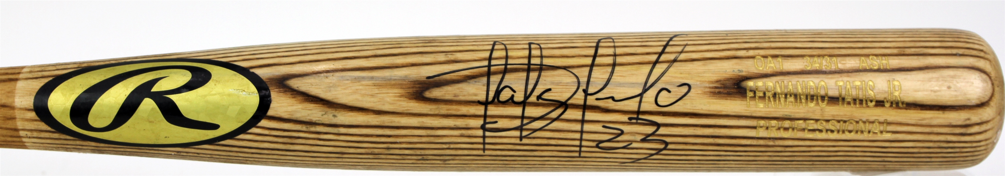 2019 Fernando Tatis Jr. San Diego Padres Signed Rawlings Professional Model Game Used Bat (MEARS A7/JSA)