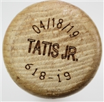 2019 Fernando Tatis Jr. San Diego Padres Signed Rawlings Professional Model Game Used Bat (MEARS A7/JSA)