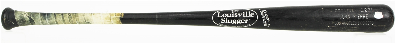 2007-09 Juan Pierre Los Angeles Dodgers Louisville Slugger Professional Model Game Used Bat (MEARS LOA/Steiner)