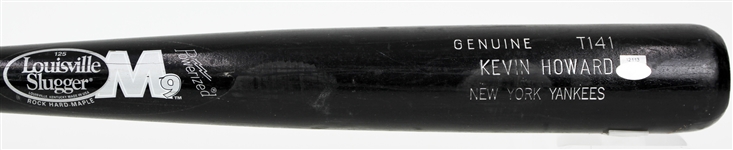 2006 Kevin Howard New York Yankees Louisville Slugger Professional Model Bat (MEARS LOA/Steiner)
