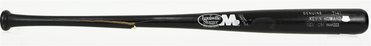 2006 Kevin Howard New York Yankees Louisville Slugger Professional Model Bat (MEARS LOA/Steiner)