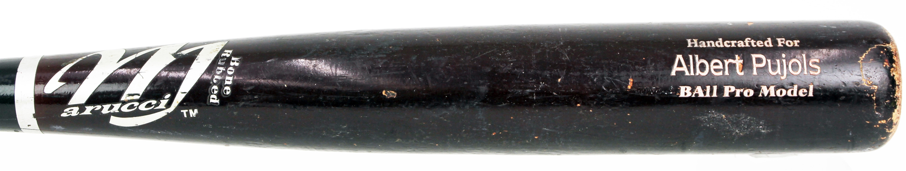 2008 Albert Pujols St. Louis Cardinals Marucci Professional Model Game Used Bat (MEARS A9) NL MVP Season