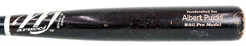 2008 Albert Pujols St. Louis Cardinals Marucci Professional Model Game Used Bat (MEARS A9) NL MVP Season