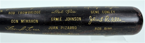 1957 Milwaukee Braves World Series Champions H&B Louisville Slugger Commemorative Black Bat