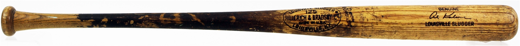 1974 Final Season Al Kaline Detroit Tigers H&B Louisville Slugger Professional Model Game Used Bat (MEARS A9) Fresh to the Hobby Consigned by Tiger's Batboy Notarized LOA