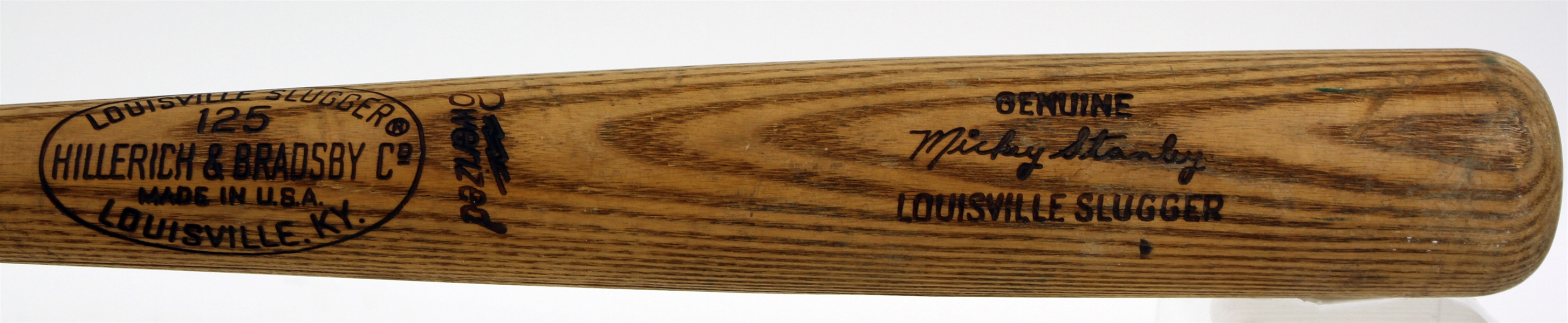 1965-72 Mickey Stanley Detroit Tigers H&B Louisville Slugger Professional Model Game Used Bat (MEARS LOA)