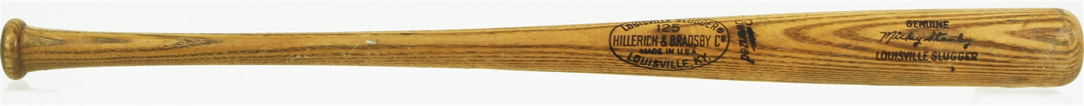 1965-72 Mickey Stanley Detroit Tigers H&B Louisville Slugger Professional Model Game Used Bat (MEARS LOA)
